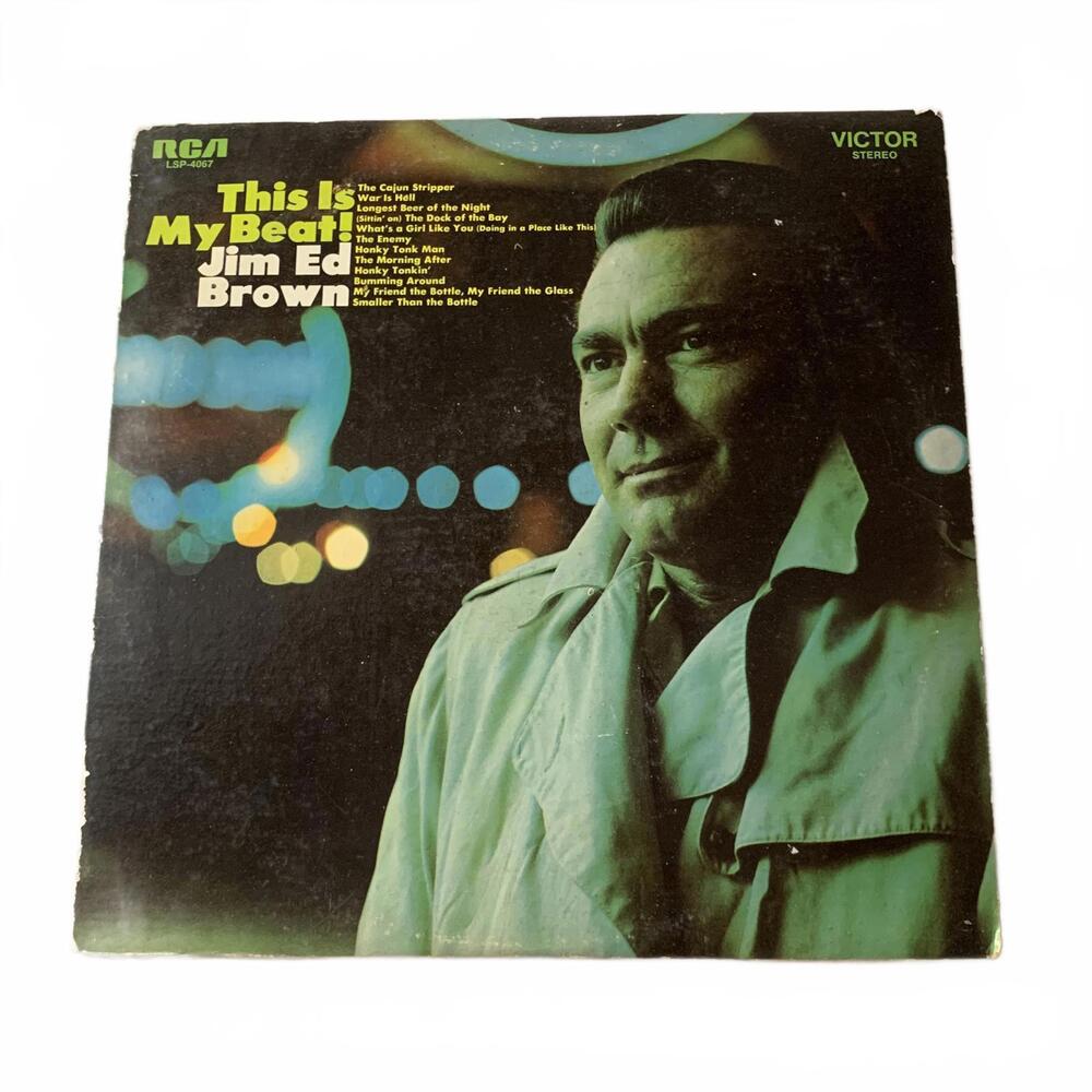 Jim Ed Brown – This Is My Beat! RCA Victor LSP-4067 Country LP Vinyl Record